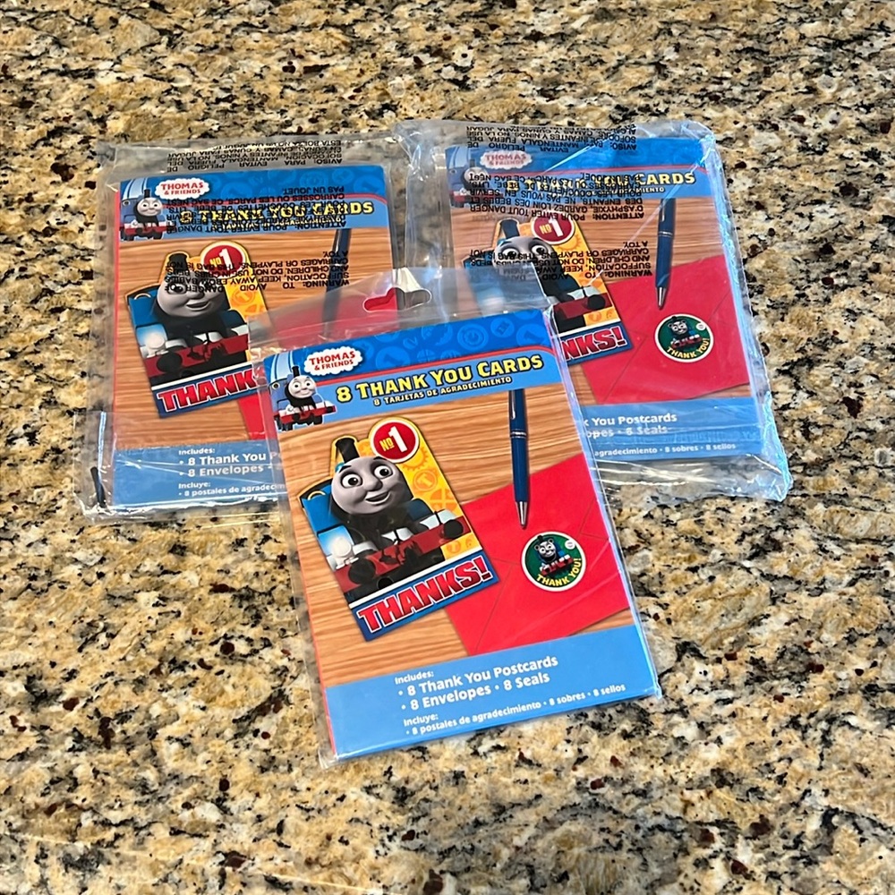 Thomas Thank You Cards